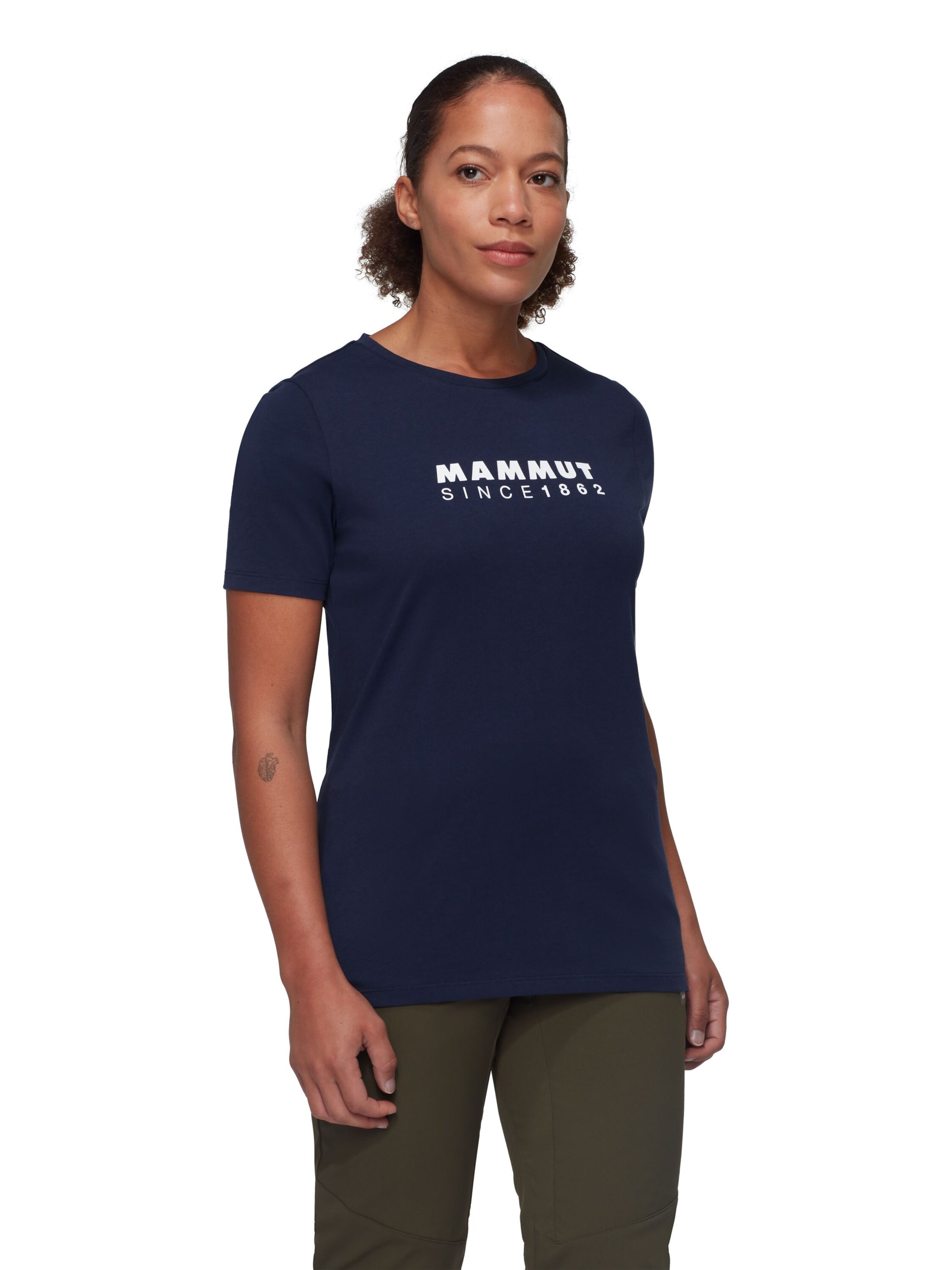 MAMMUT Performance Shirt in Blue: front