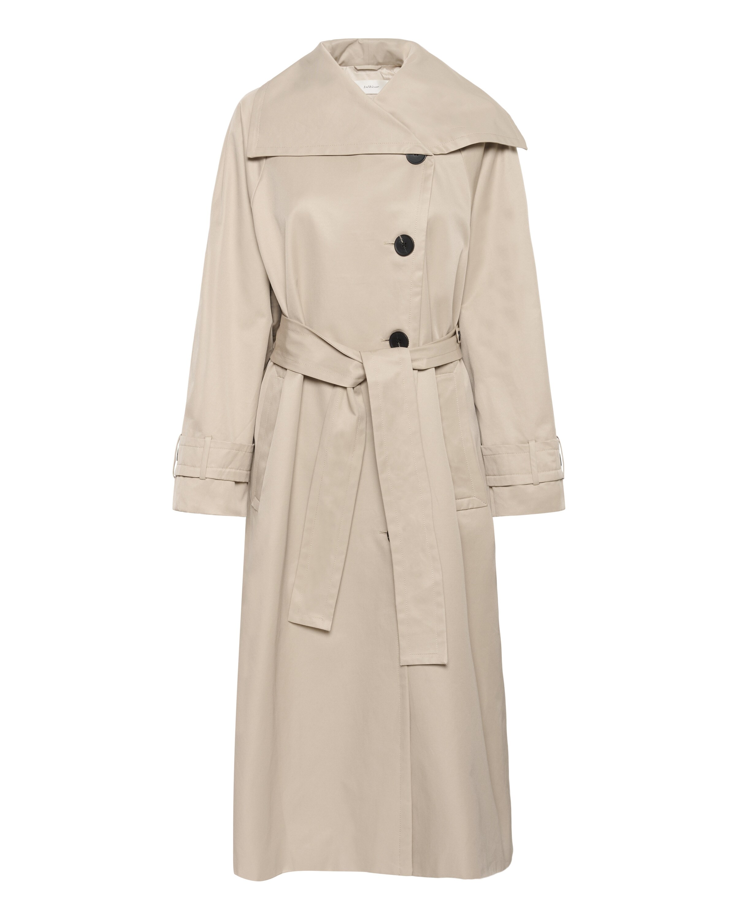 Manteau mi-saison 'HINONA' InWear en beige : devant
