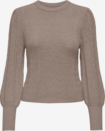 ONLY Sweater 'ONLKatia' in Brown: front