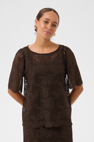 Kaffe Blouse 'Cornelia' in Bruin: voorkant