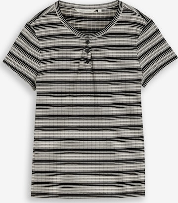 TOM TAILOR DENIM Shirt in Zwart: voorkant