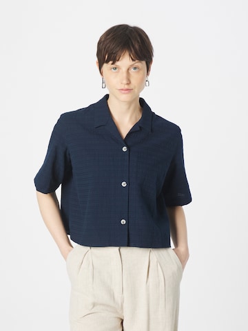 Rotholz Blouse in Blue: front
