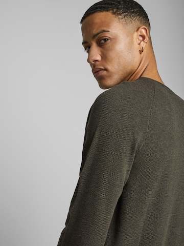 JACK & JONES Regular Fit Pullover 'Hill' in Grün