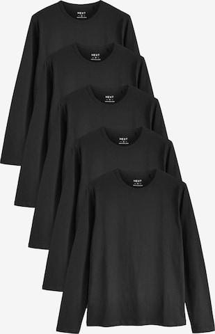 Next Majica | črna barva: sprednja stran