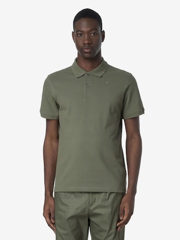 T-Shirt 'K-WAY AMEDEE PIQUE SLIM T-Shirt e Polo' K-Way en vert : devant