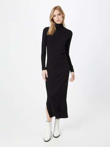 Robes en maille Dorothy Perkins en noir : devant