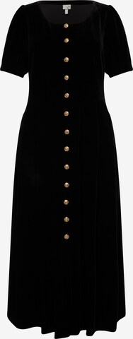 Robe Ulla Popken en noir : devant