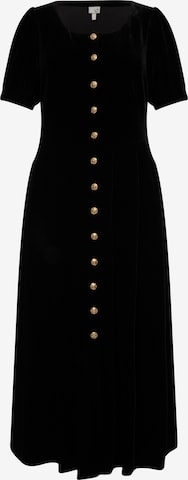 Robe Ulla Popken en noir : devant