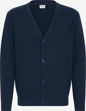 Vestes en maille 'Finto' !Solid en bleu : devant