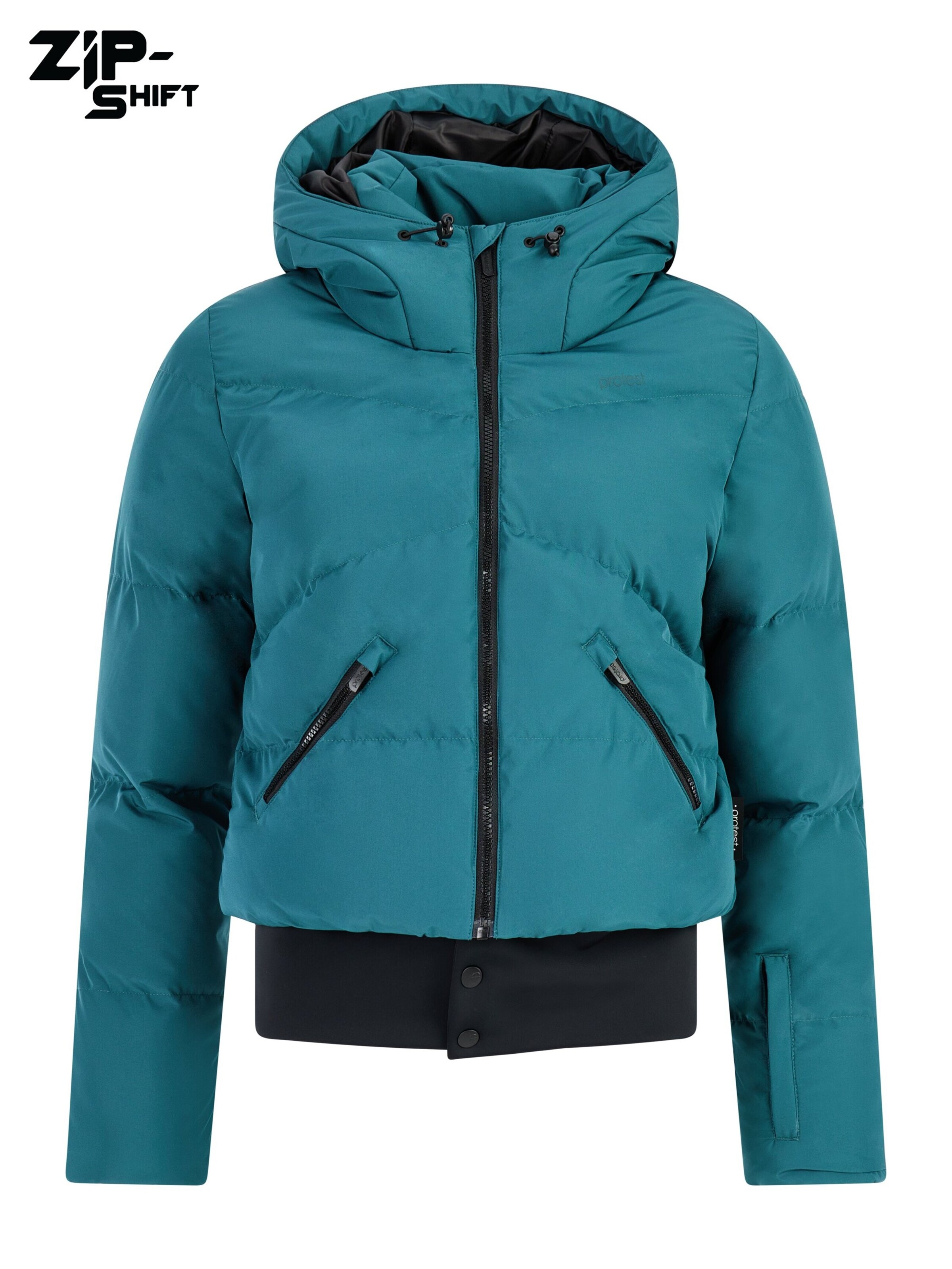 PROTEST Sportjacke 'PRTPreppy'‌‌‌‌‌‌ in Blau: Vorderseite