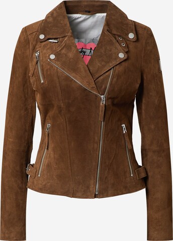 FREAKY NATION Between-Season Jacket in Brown: front