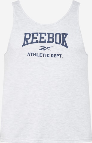 Reebok Top sportowy w kolorze szary: przód