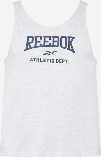 Top sportivo Reebok di colore navy / grigio chiaro, Visualizzazione prodotti