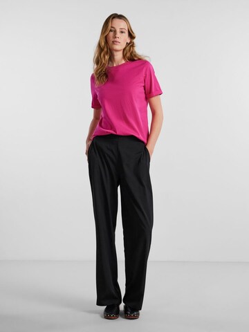 PIECES Regular Trousers 'GURLA' in Black