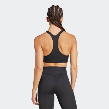 ADIDAS PERFORMANCE Korzetová Sportovní podprsenka 'PWI' – černá