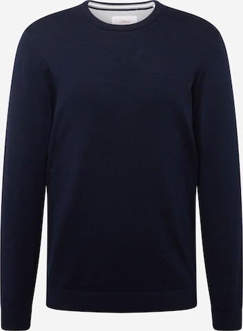 Pull-over s.Oliver en bleu : devant