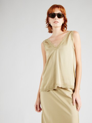 Soft Rebels Blouse 'Sylvie' in Groen: voorkant