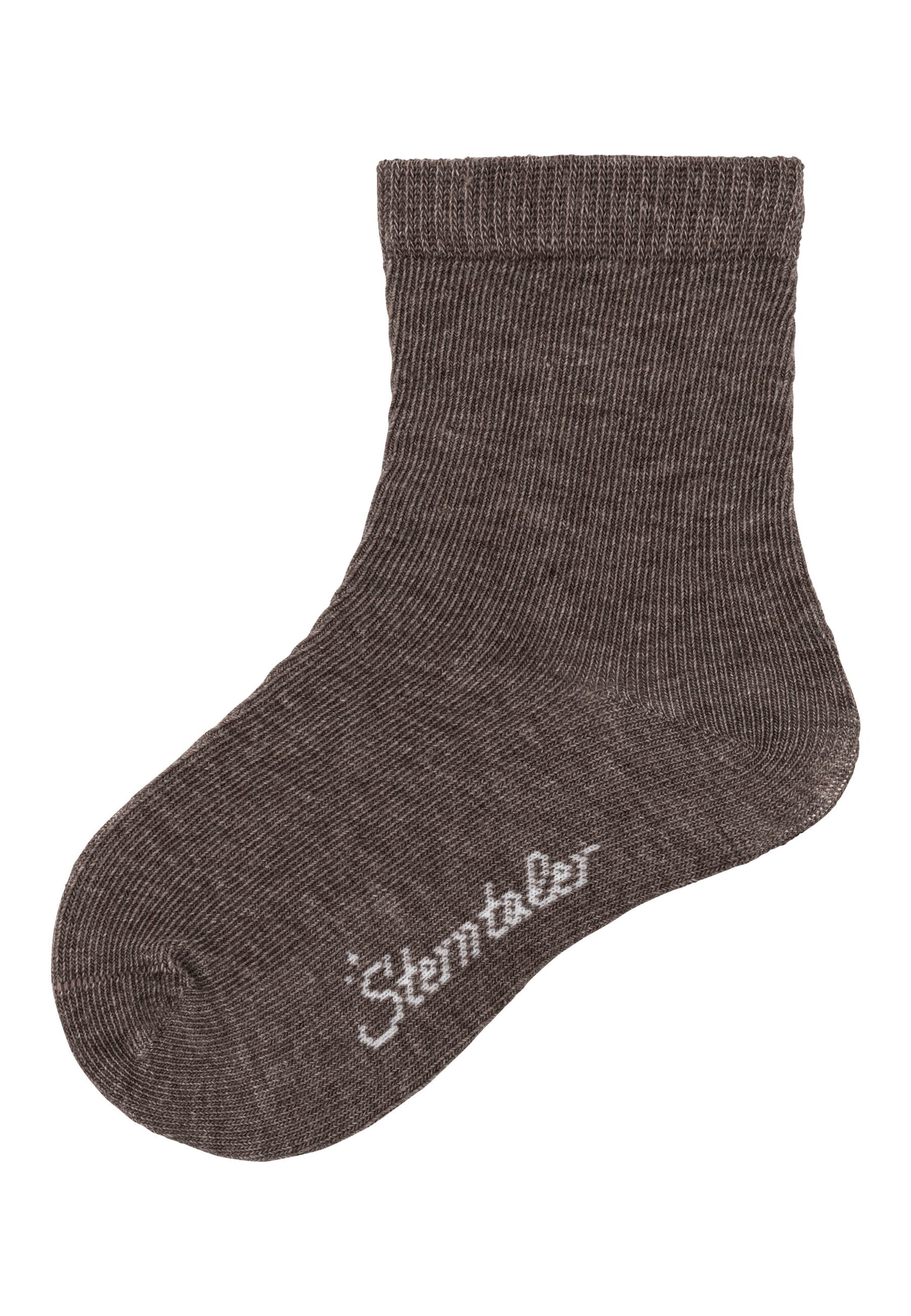 STERNTALER Socken in Braun: Vorderseite
