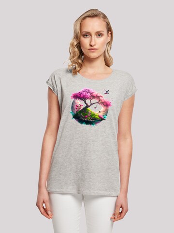 T-shirt F4NT4STIC en gris : devant