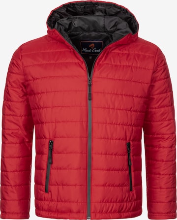 Rock Creek Winter Jacket in Red: front