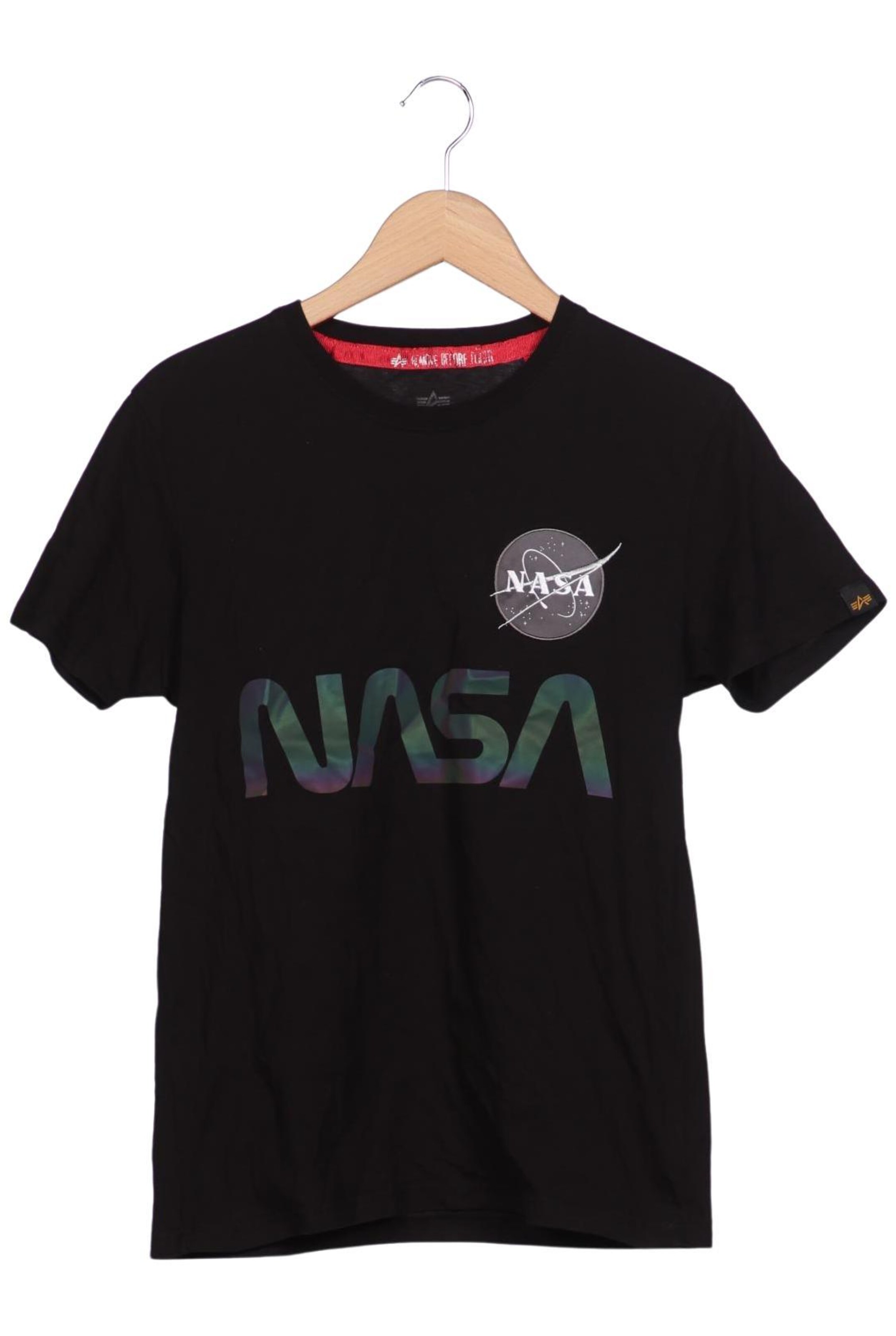 ALPHA INDUSTRIES Top & Shirt in S in Black: front