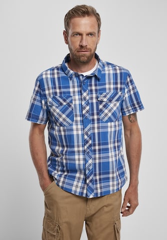 Coupe regular Chemise 'Roadstar' Brandit en bleu : devant