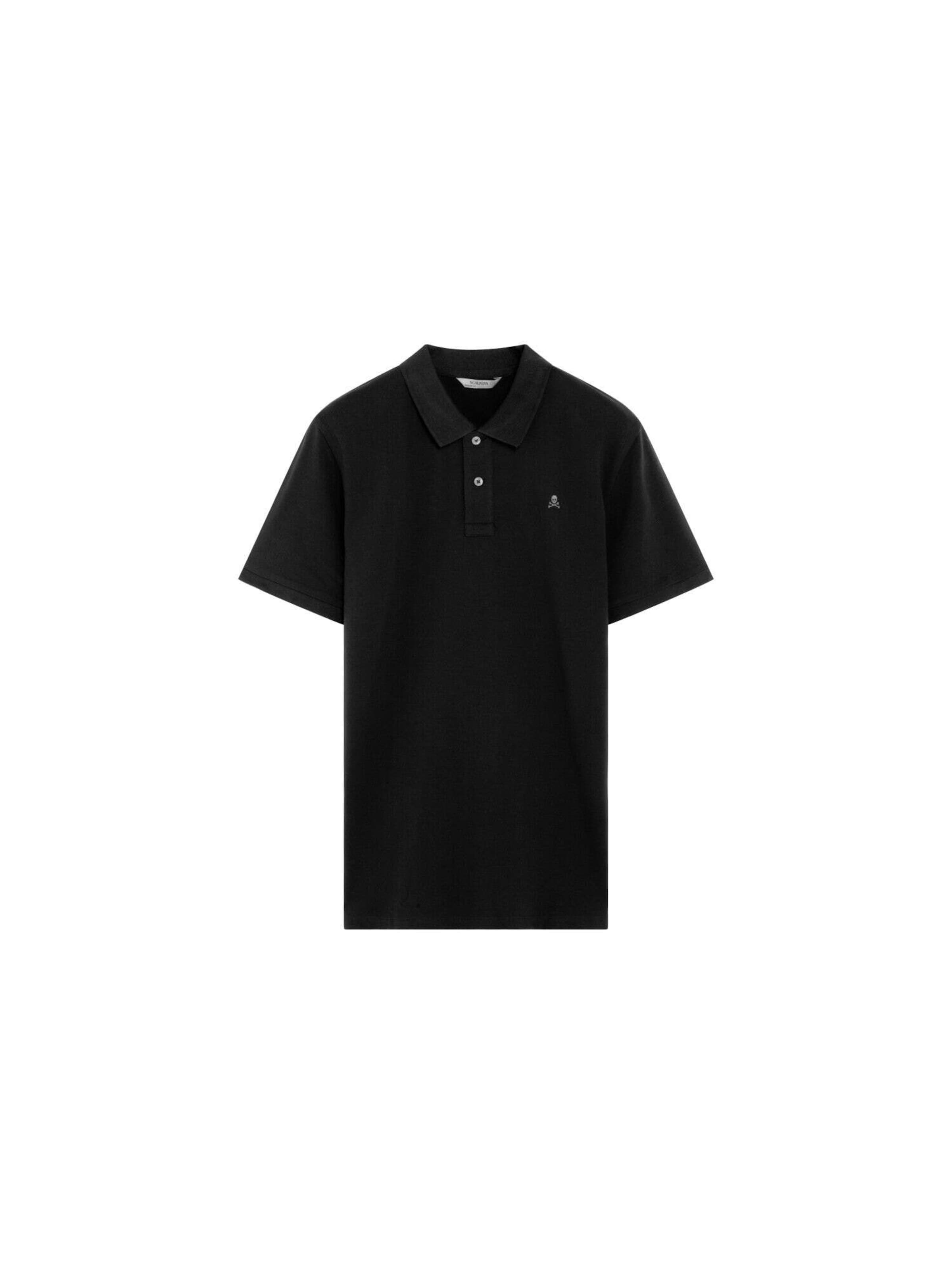 T-Shirt Scalpers en noir : devant