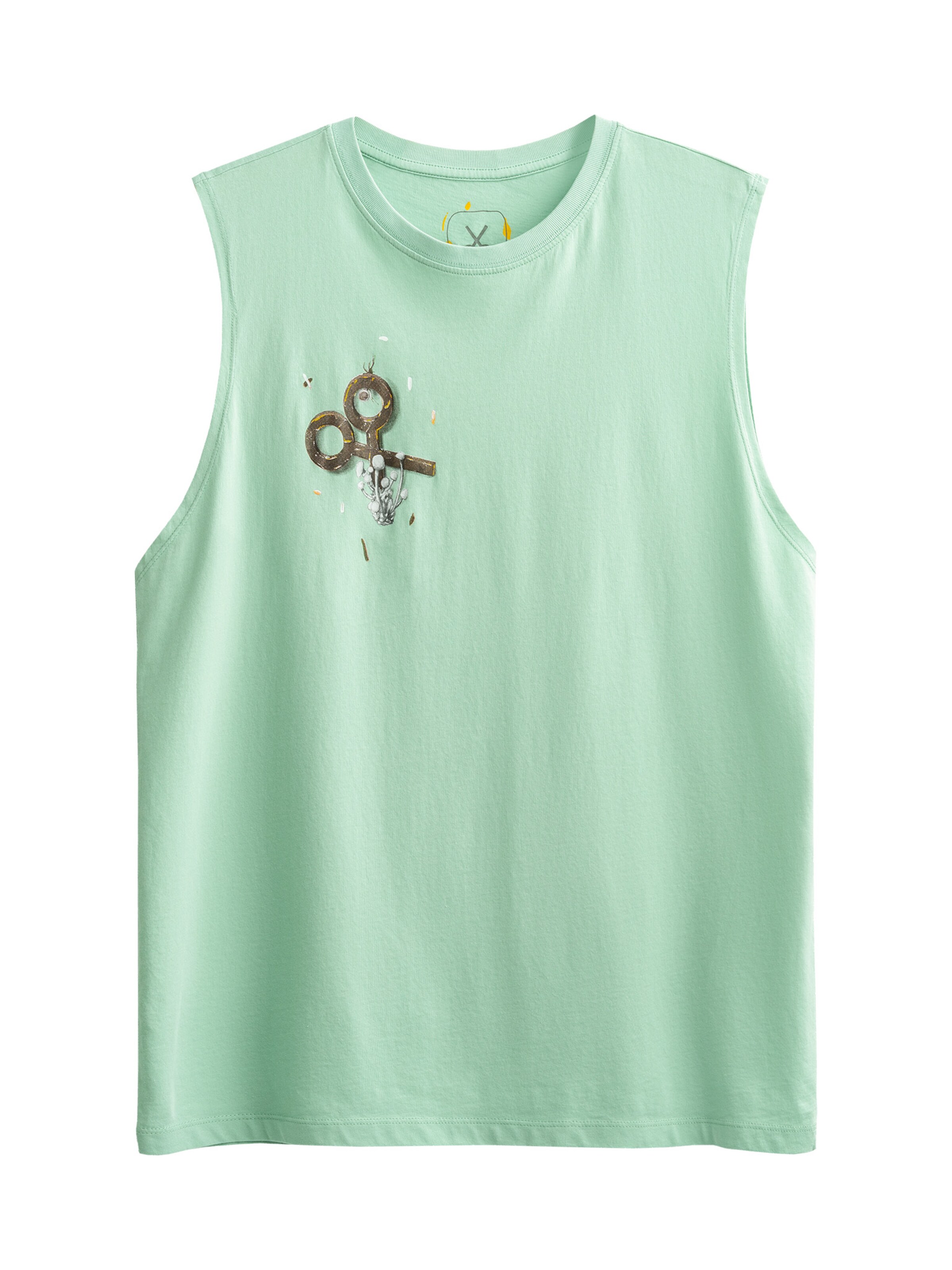 T-Shirt 'Storya' Kaft en vert : devant