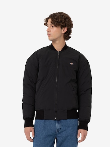 DICKIES Übergangsjacke in Schwarz: predná strana