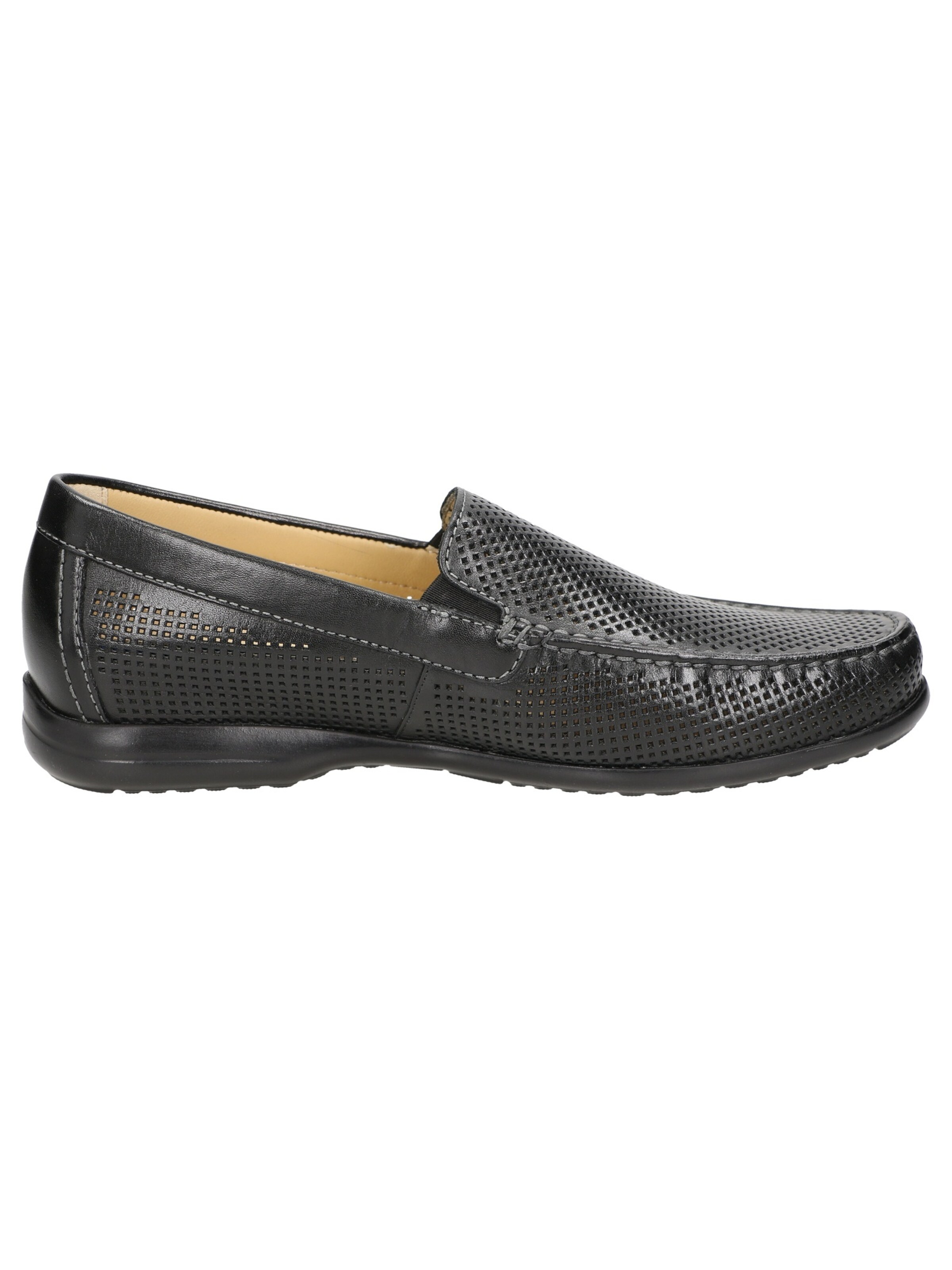SIOUX Mocassins 'Giumelo-708-H' in Zwart