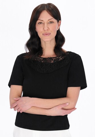 Usha - Camiseta en negro: frente