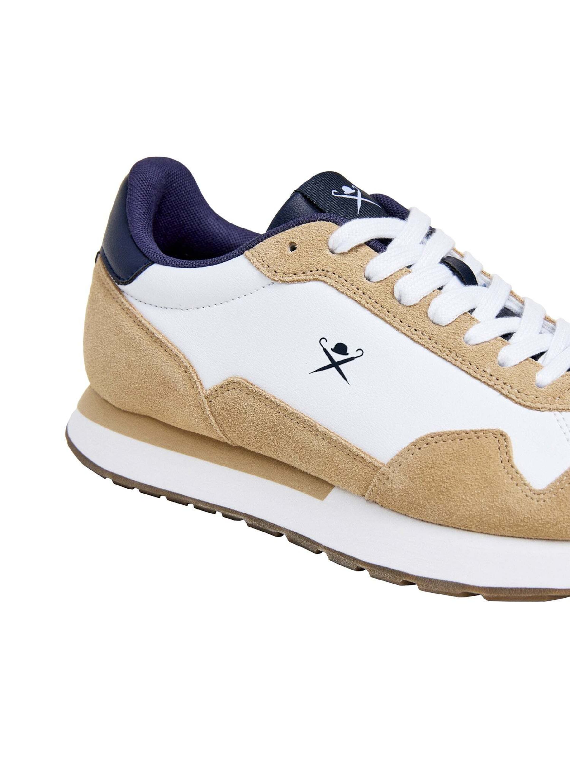 Hackett London Sneakers laag 'Vector' in Beige