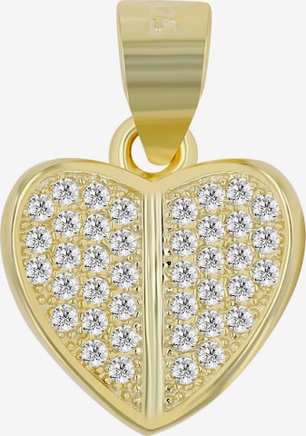 Akzent Anhänger 'Eireann, 925 Sterlingsilber, langlebig' in Gold: Vorderseite