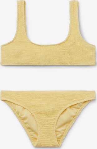 CALZEDONIA Bikini 'Crinkle Waves' in Yellow: front