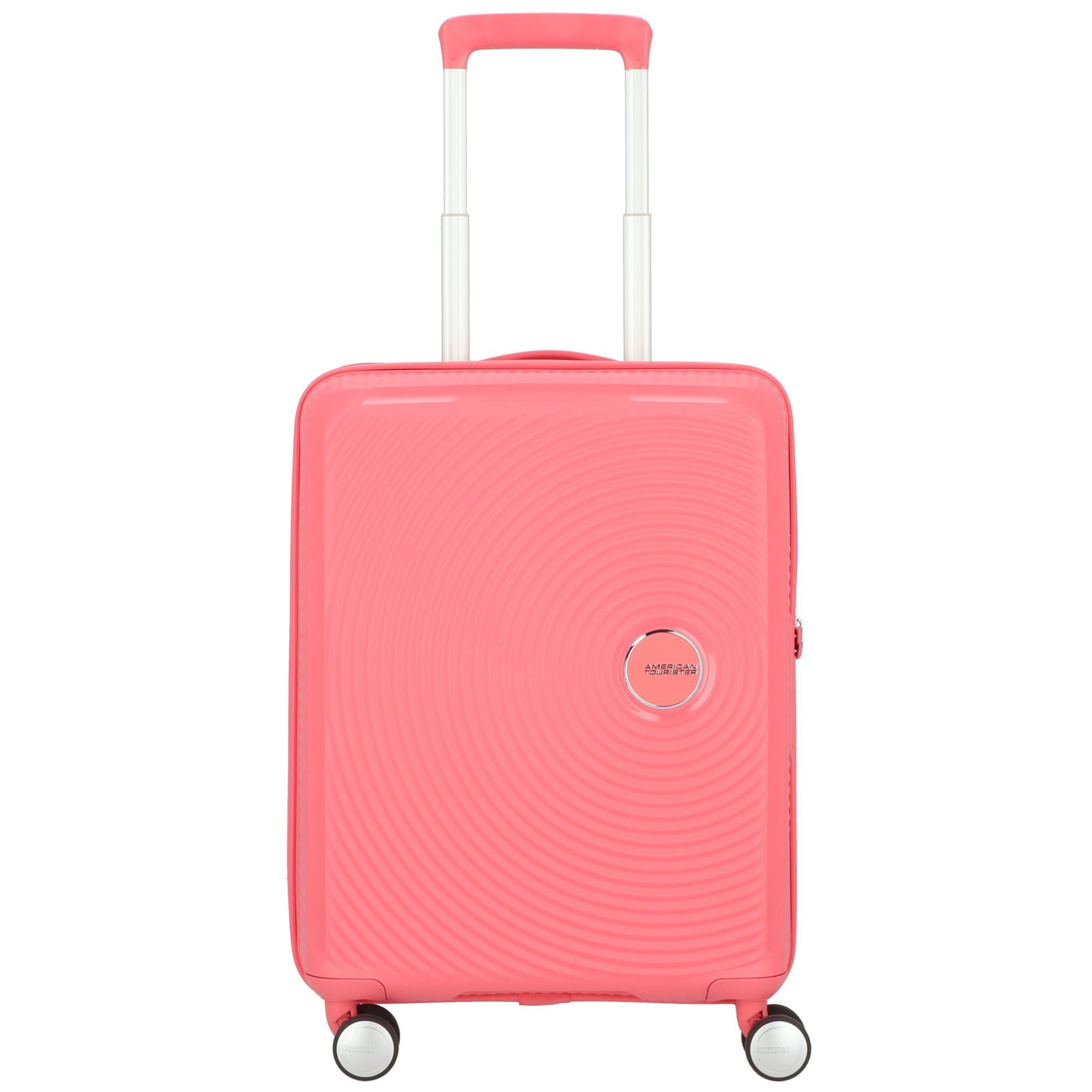 American Tourister Trolley 'SoundBox' in Pink: front