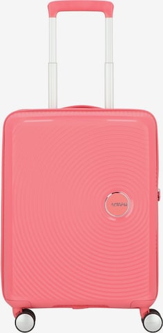 American Tourister Trolley in Roze: voorkant