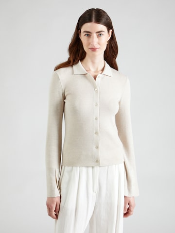 Cardigan 'Hiroki' modström en beige : devant