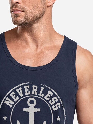 Neverless Shirt 'Coastal' in Blue