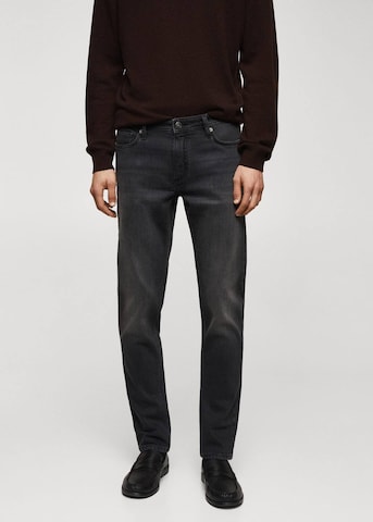 MANGO MAN Slim fit Jeans 'Jan' in Grey: front