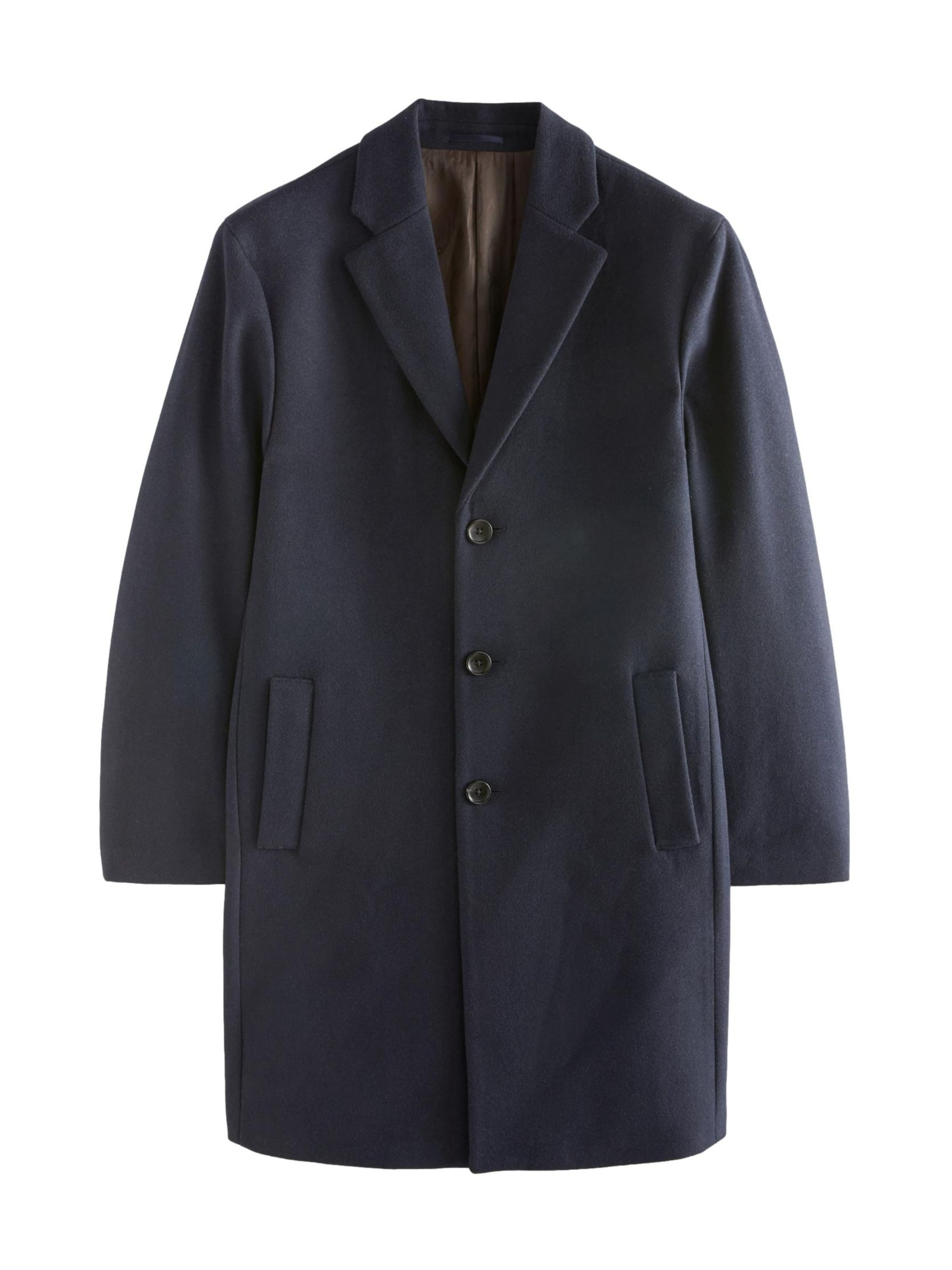 Palton de primăvară-toamnă de la Next pe albastru: față