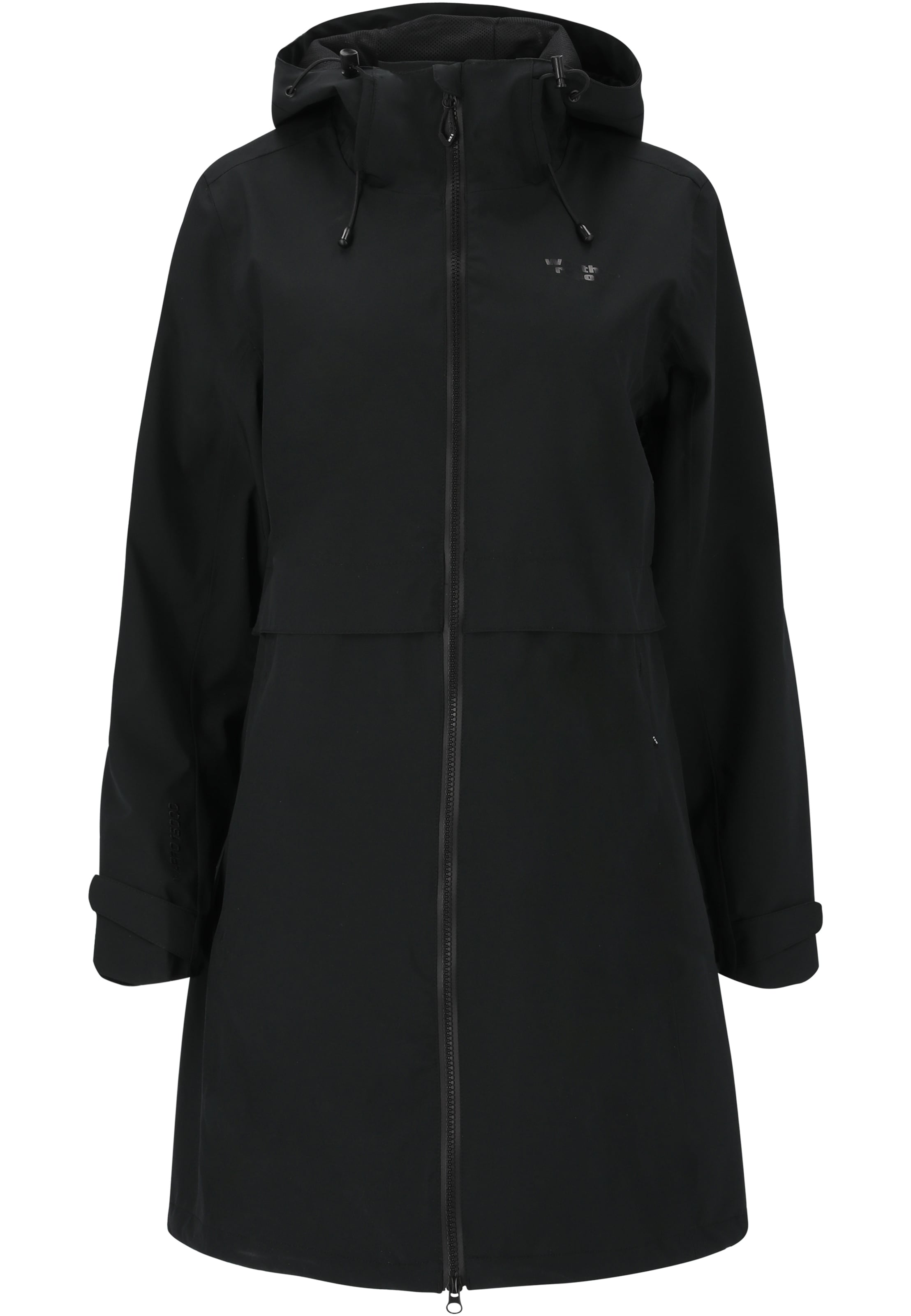 Weather Report Winter Parka 'Dayton' in Black: front