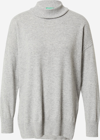 UNITED COLORS OF BENETTON Sweater in Grey: front