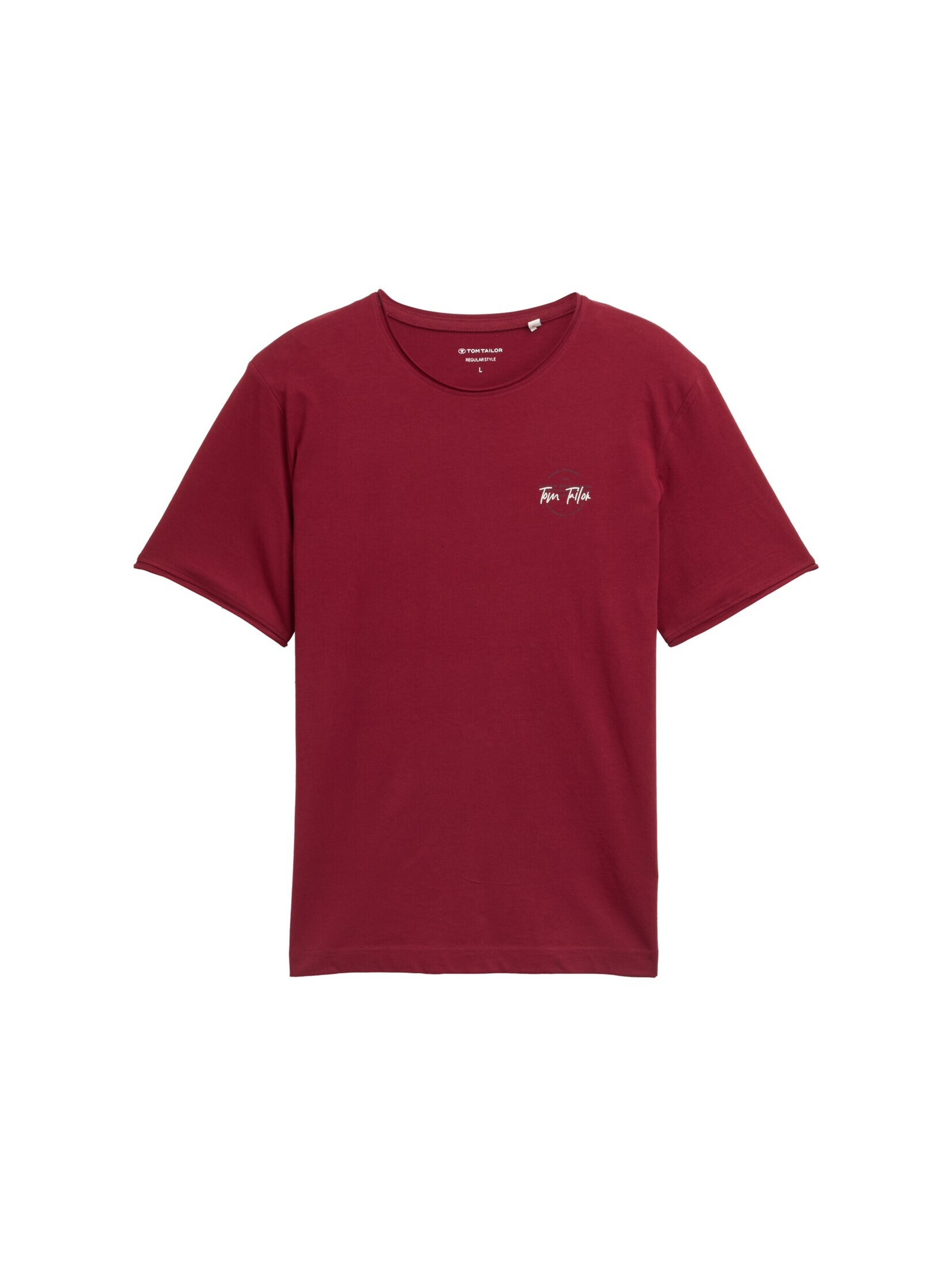 TOM TAILOR Shirt in Red: front