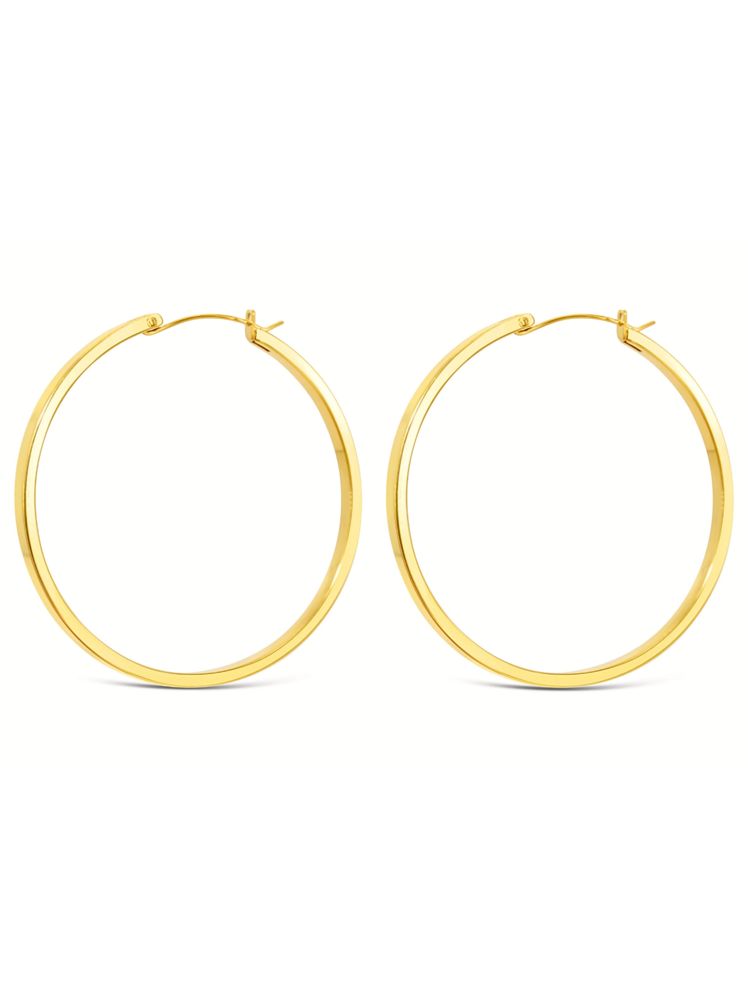 ARS-ARGENTI Ohrringe 'XL MOONKISSED CIRCLES'‌‌‌‌‌‌ in Gold