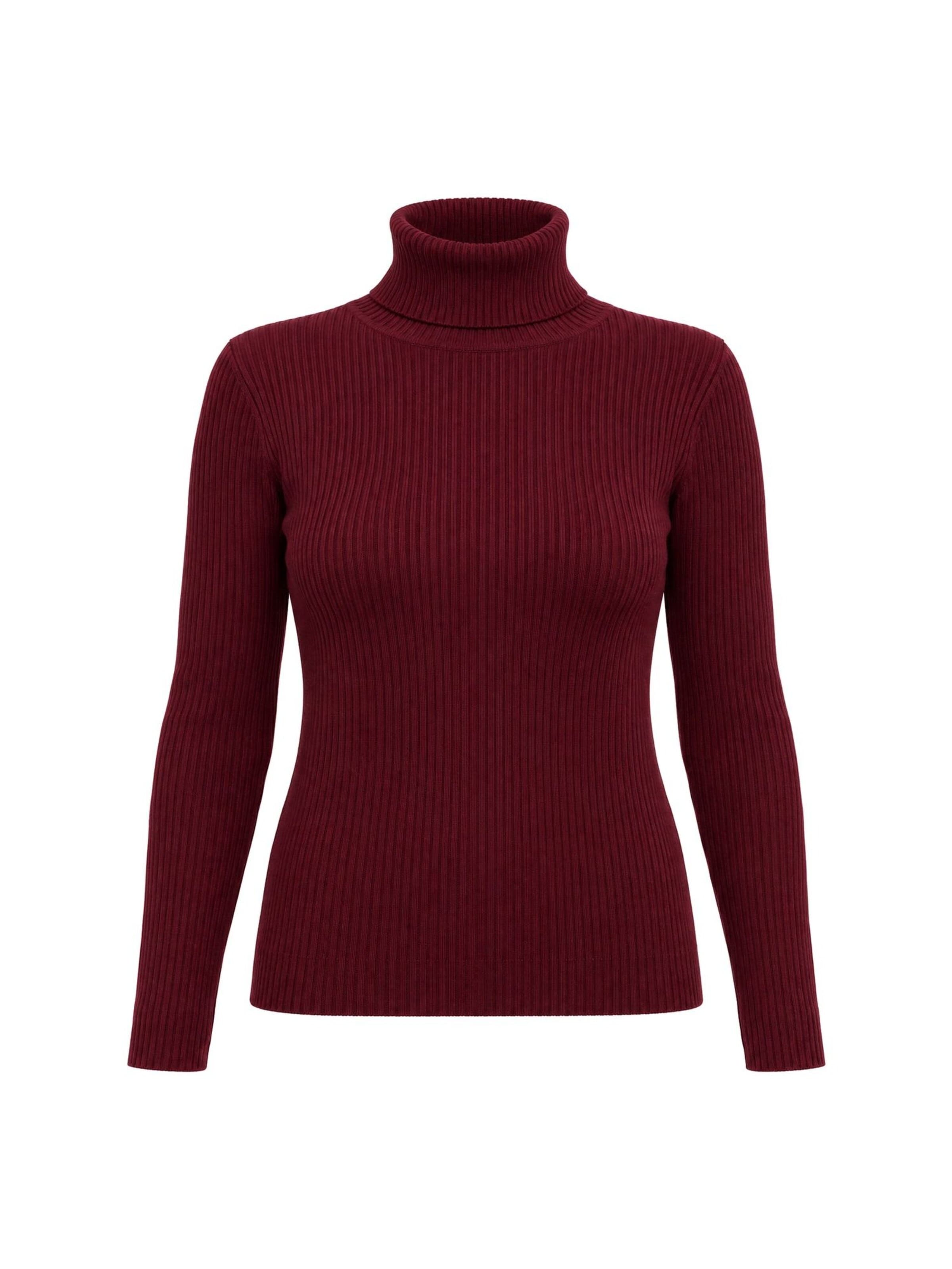 RYVAN Svetr 'Pullover' – červená: přední strana