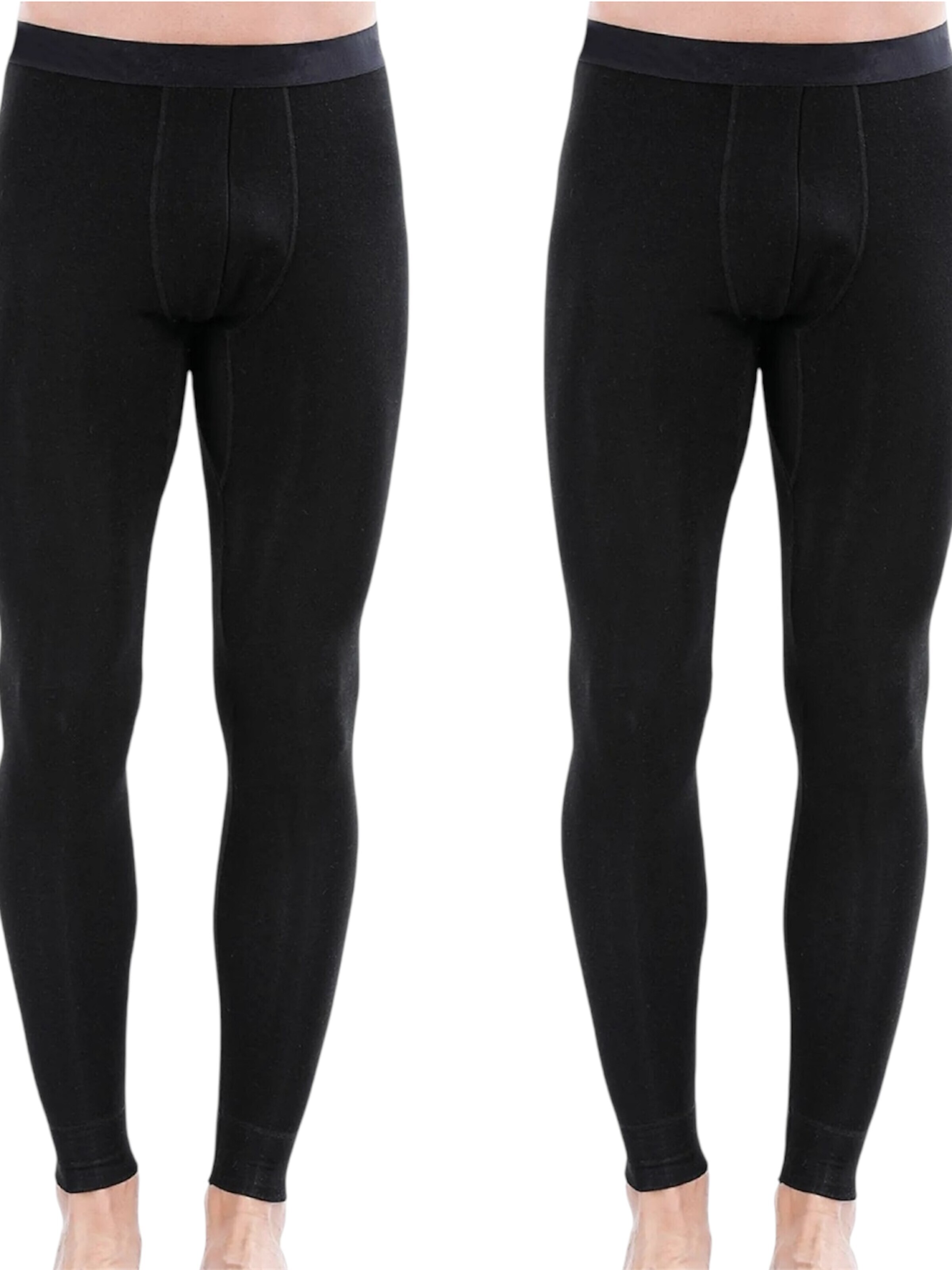 berrak Long Johns 'Herren' in Black: front