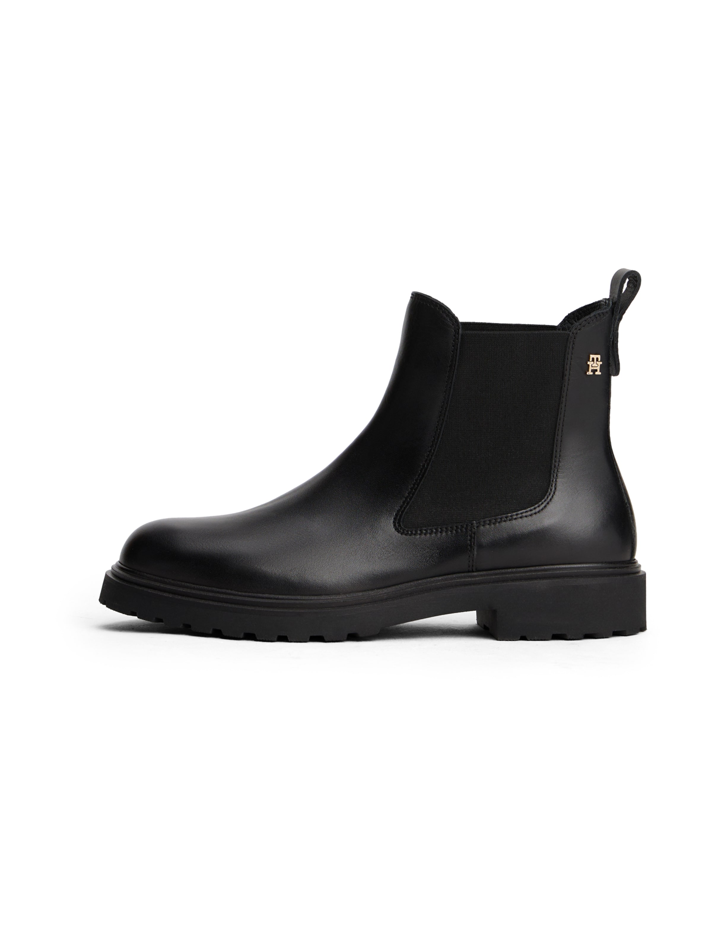 TOMMY HILFIGER Chelsea boots in Zwart: voorkant