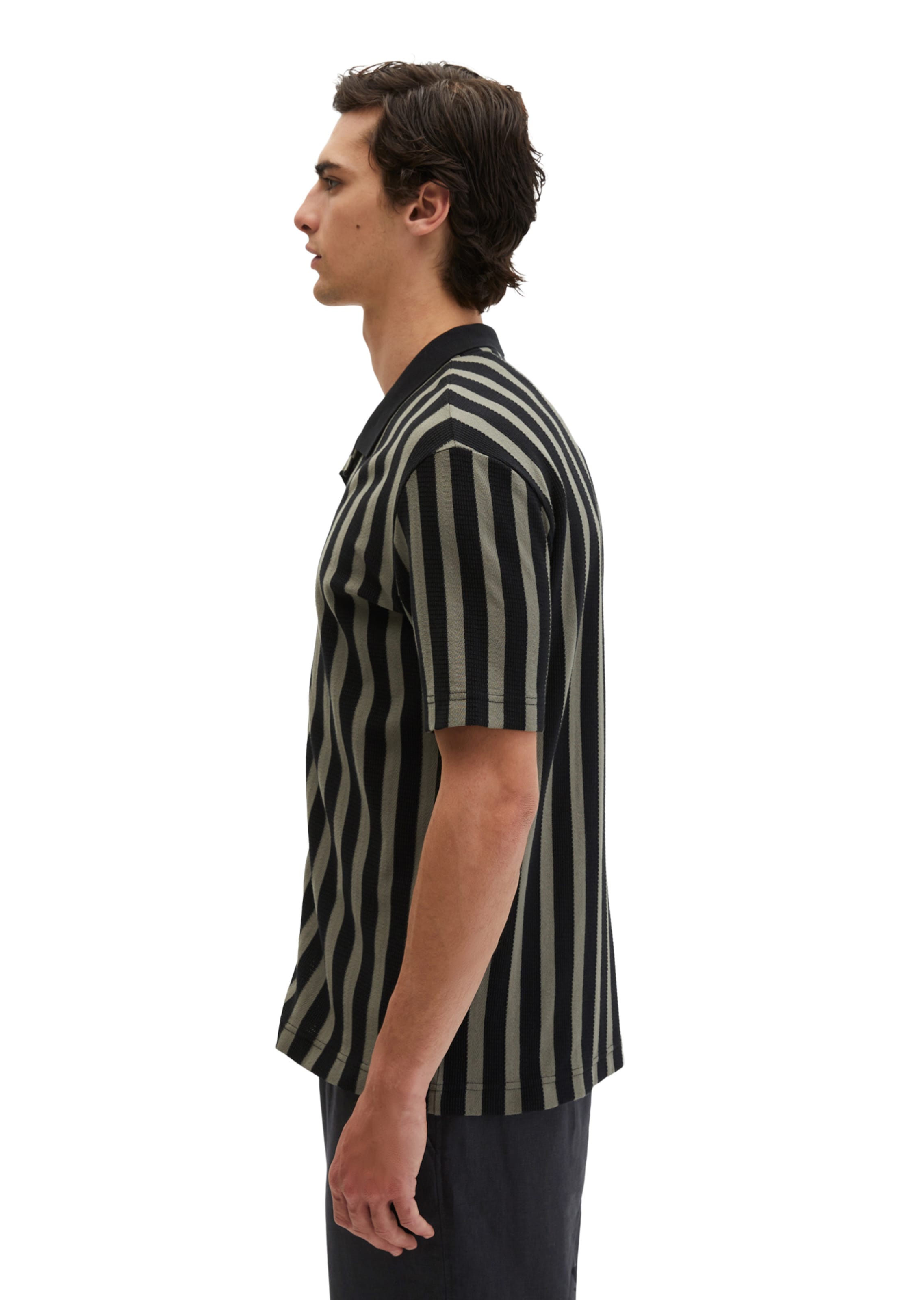 Marc O'Polo Regular fit Overhemd in Zwart
