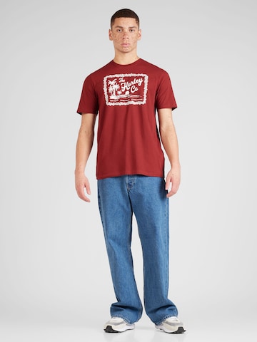 T-Shirt fonctionnel 'UKULELE' Hurley en rouge