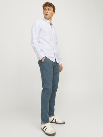 JACK & JONES Slimfit Chino 'JPSTMARCO JJFURY' in Blauw